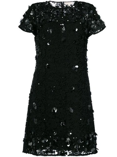 Michael michael kors floral appliqué lace dress deals