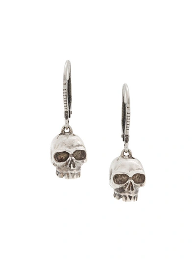 Werkstatt:münchen Skull Drop Earrings