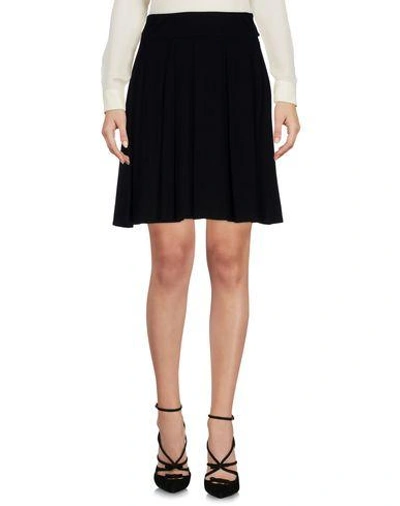 Shop Alexandre Vauthier Knee Length Skirt In Black