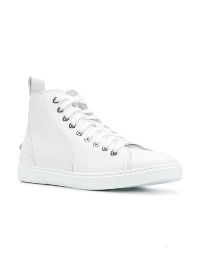 Shop Jimmy Choo Colt Sneakers In White