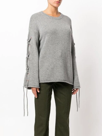 Shop See By Chloé Cross-tie Sleeve Sweater
