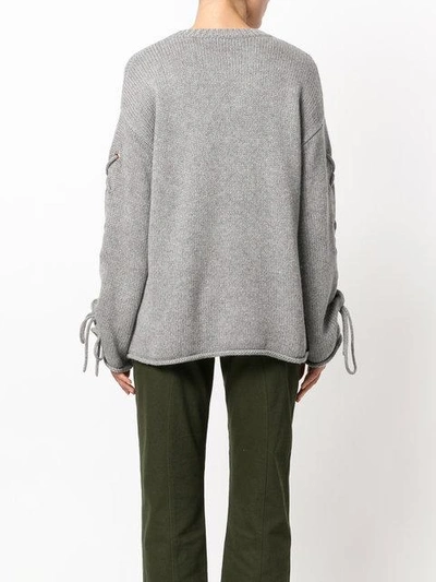 Shop See By Chloé Cross-tie Sleeve Sweater