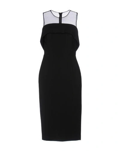 David Koma Knee-length Dresses In Black