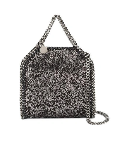Stella Mccartney Falabella Tiny Baby Bella Shimmer Faux-suede Tote