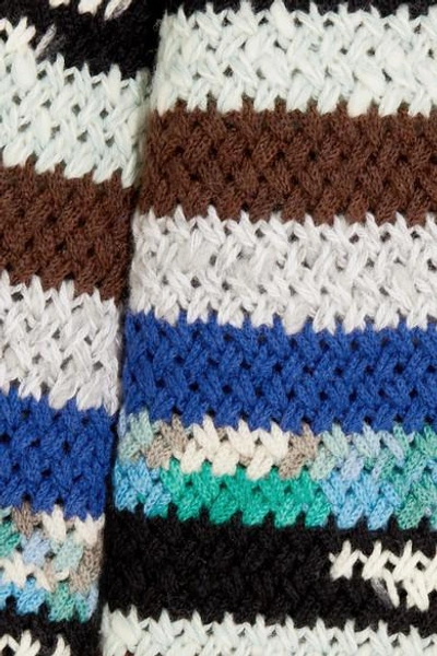 Shop Missoni Striped Wool-blend Turtleneck Sweater