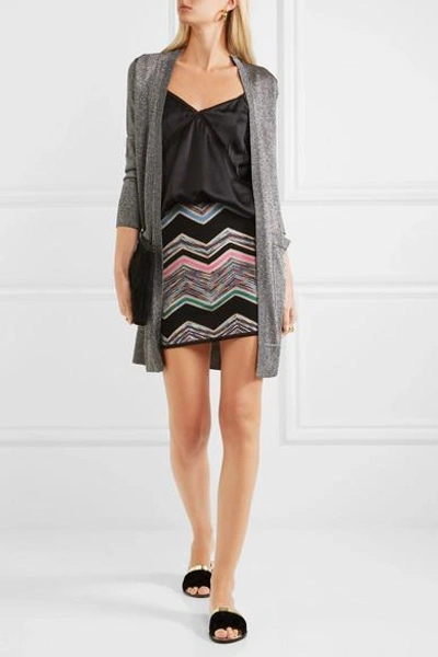 Shop Missoni Zigzag Wool-blend Mini Skirt