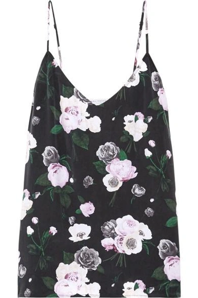 Shop Equipment Layla Floral-print Washed-silk Camisole