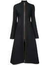 ELLERY zip front flared dress,DRYCLEANONLY