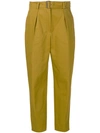 KENZO BELTED TAILORED TROUSERS,F762PA1655AD12176858
