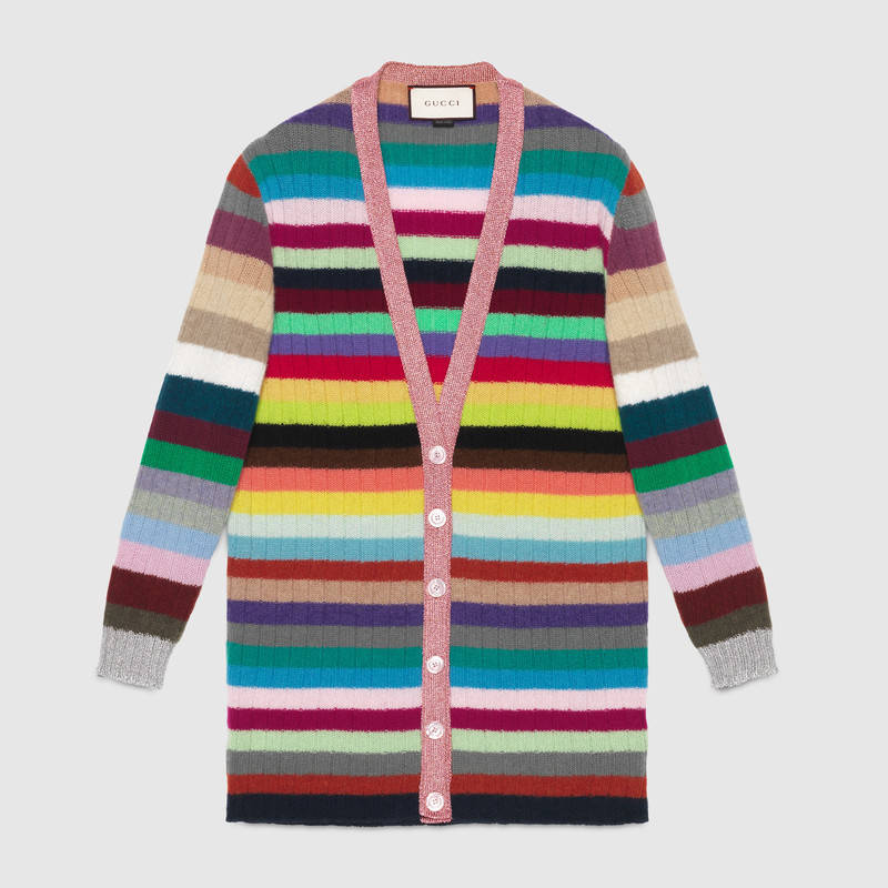 gucci rainbow cardigan