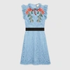 GUCCI EMBROIDERED CLUNY LACE DRESS