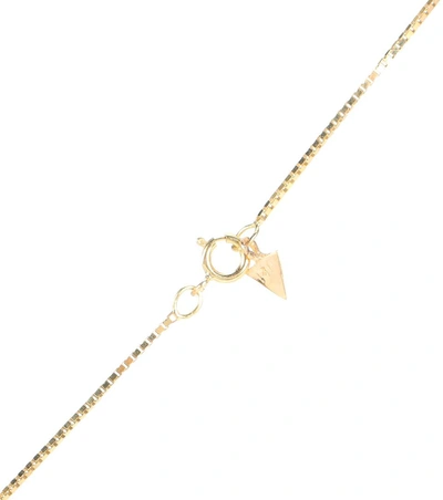 Shop Loren Stewart Rainbow 14kt Gold, Pearl And White Sapphire Necklace In No