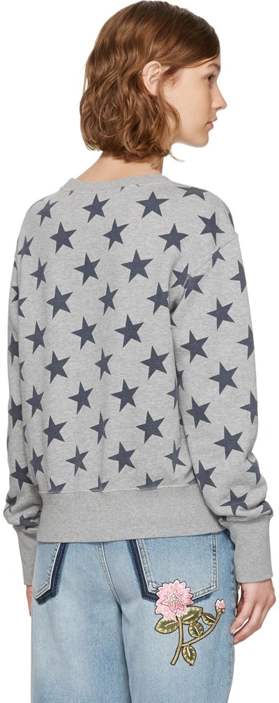 Shop Marc Jacobs Grey 90's Star Sweatshirt