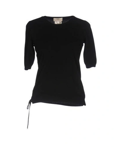 Shop Fuzzi Sweater In Black