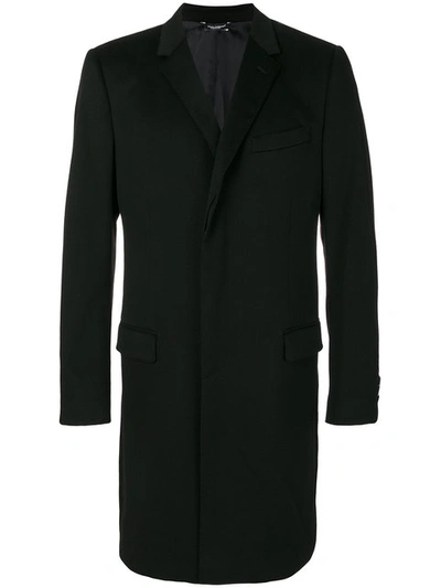Dolce & Gabbana Single Breasted Coat In Negro