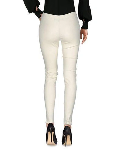 Shop Ktz Casual Pants In Ivory