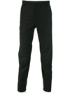 Lanvin Zip-hem Wool And Cashmere-blend Trousers In Black