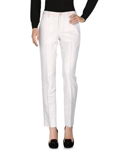 Issey Miyake Casual Pants In Ivory