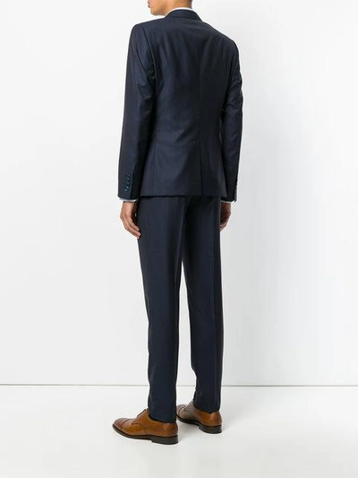 Shop Dolce & Gabbana Three Piece Suit - Blue