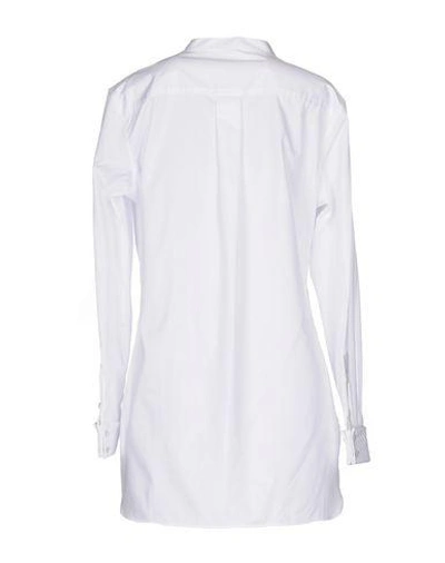 Shop Temperley London Solid Color Shirts & Blouses In White