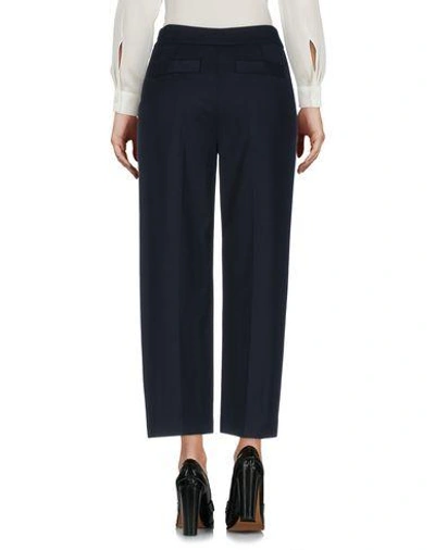 Shop Fuzzi Casual Pants In Dark Blue