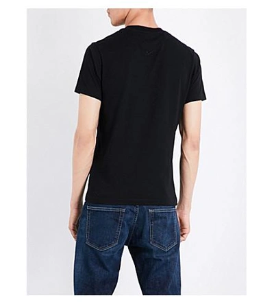 Shop Kenzo Classic Cotton-jersey T-shirt In Black