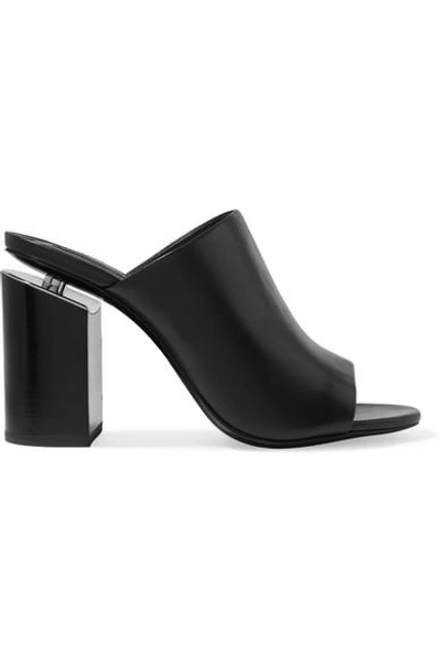 Shop Alexander Wang Avery Leather Mules