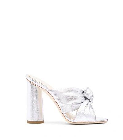 Shop Loeffler Randall Silver Coco Sandal