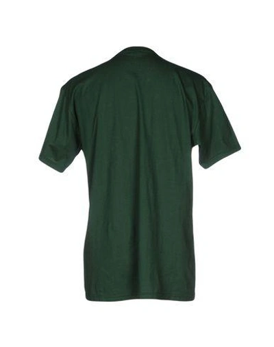 Shop Ktz T-shirts In Emerald Green