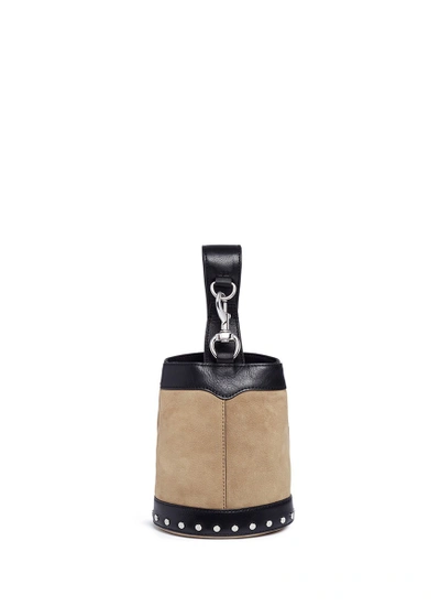 Rebecca Minkoff 'mission' Stud Mini Leather Bucket Bag