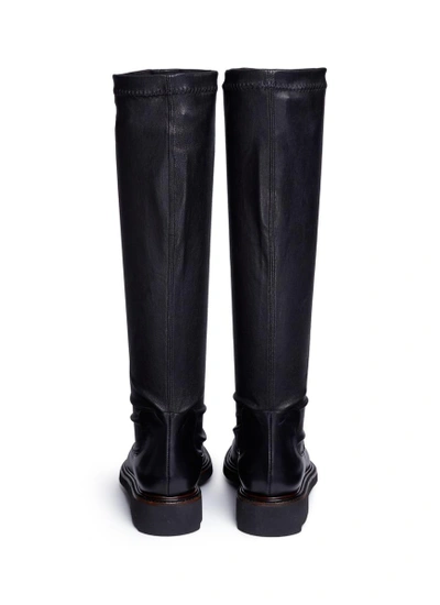 Shop Robert Clergerie 'jeto' Stretch Leather Knee High Boots