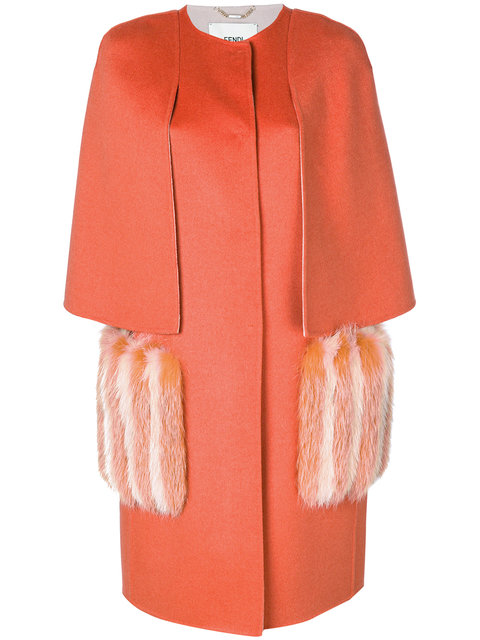 fendi vest with fur pockets