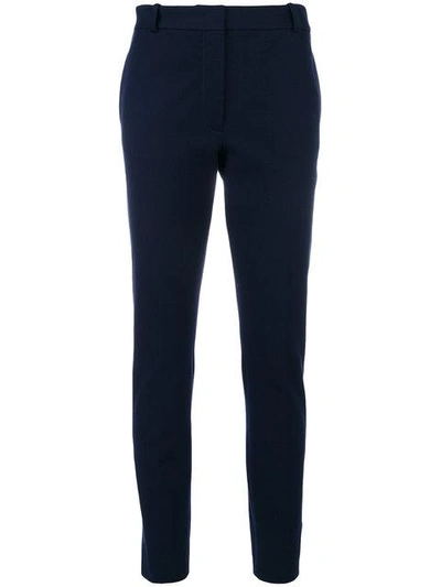 Shop Joseph Slim-fit Tailored Trousers In Blue