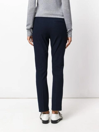 Shop Joseph Slim-fit Tailored Trousers In Blue