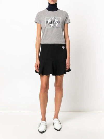 Shop Kenzo World T-shirt - Grey