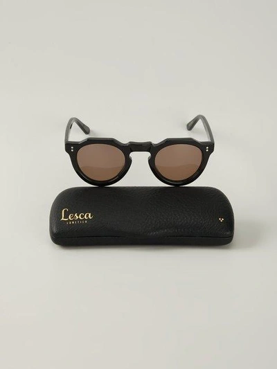 Lesca Round Frame Sunglasses