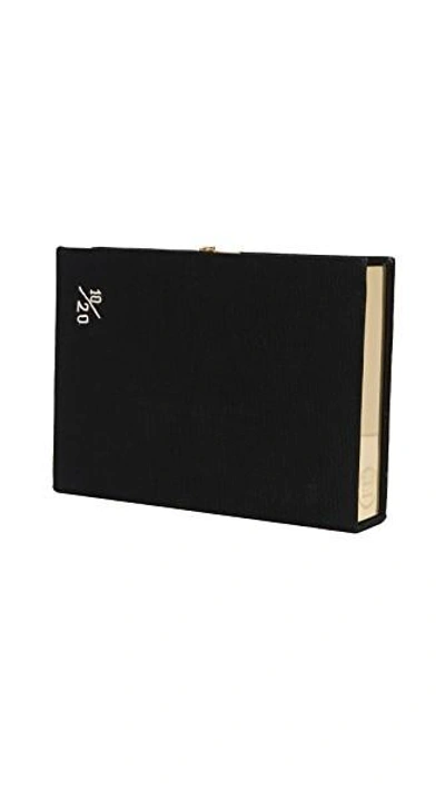 Shop Olympia Le-tan Chair Book Clutch In Black