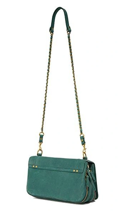 Shop Jérôme Dreyfuss Bob Shoulder Bag In Canard Noirci