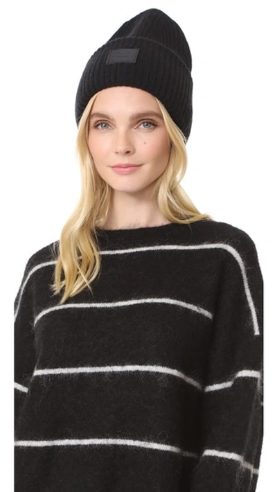 Acne Studios Pansy L Face Hat In Black