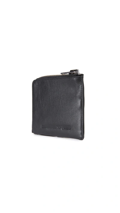 Shop Mcq By Alexander Mcqueen Swallow Zip Wallet In Black