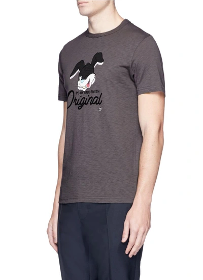 Ps By Paul Smith Rabbit Print T-shirt | ModeSens