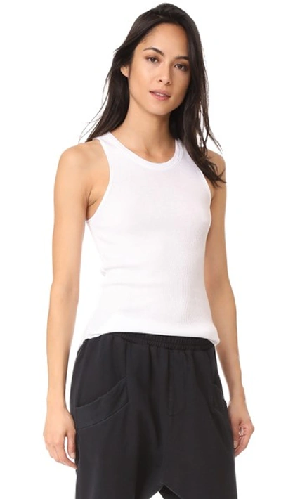 Shop Cotton Citizen The Melbourne Ribbed Tank In White