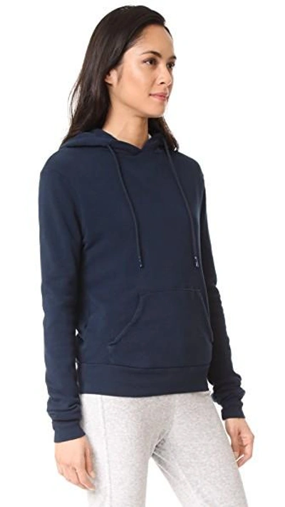 Shop Cotton Citizen The Aspen Pullover Hoodie In Vintage Navy