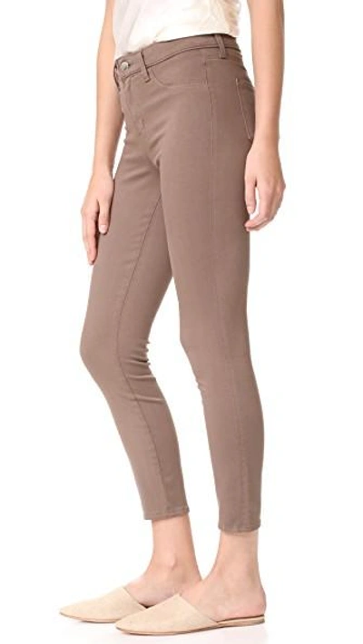 Shop L Agence Margot High Rise Ankle Skinny Jeans In Pine Bark