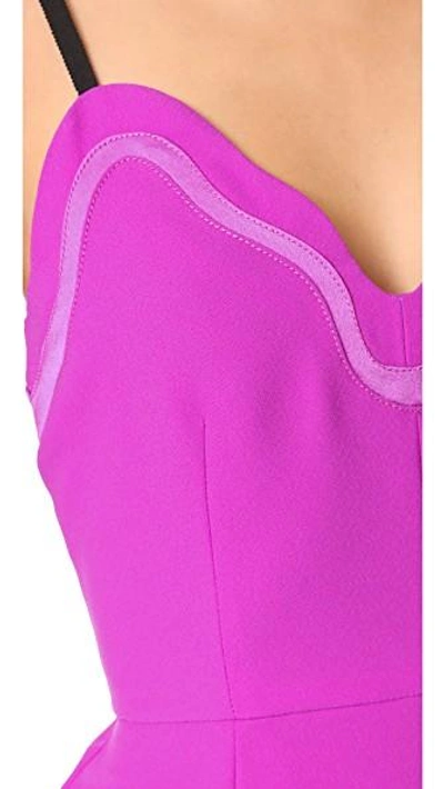 Shop Carven Sleeveless Dress In Fushia