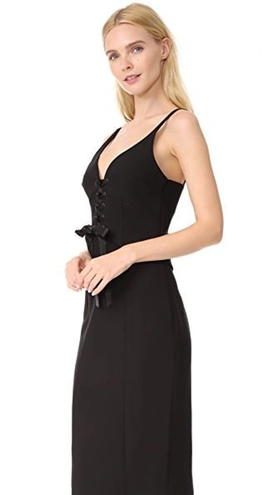 Shop Cinq À Sept Demia Dress In Black