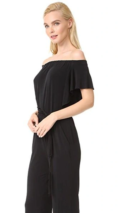 Shop Kobi Halperin Shay Jumpsuit In Black