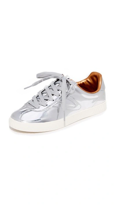 Shop Tretorn Camden Ii Metallic Sneakers In Silver