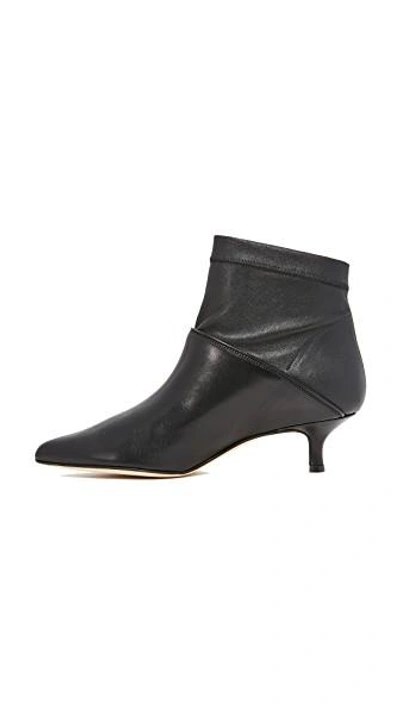 Shop Tibi Jean Booties In Black