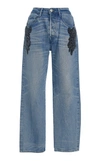 3X1 Burke Embellished Mid-Rise Jeans